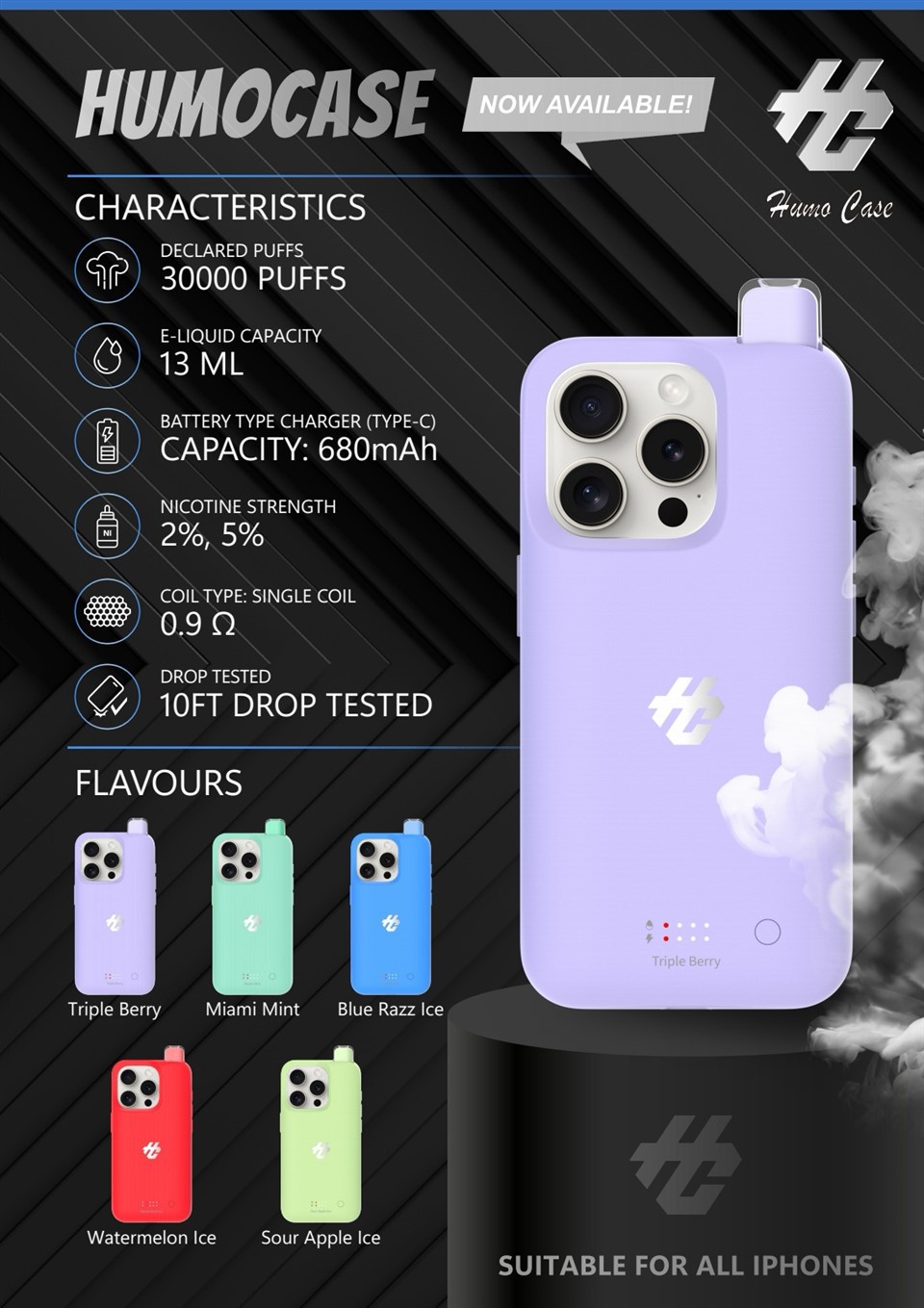 Humo tok iPhone 15 telefon borítóhoz